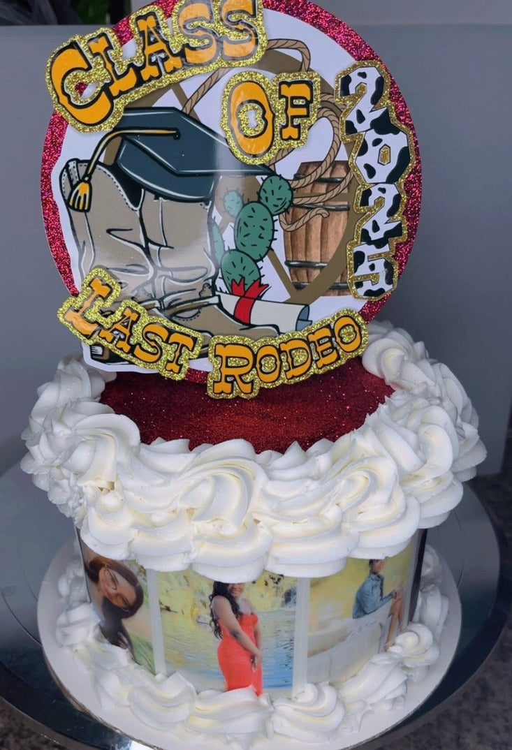 Last Rodeo Cake Topper