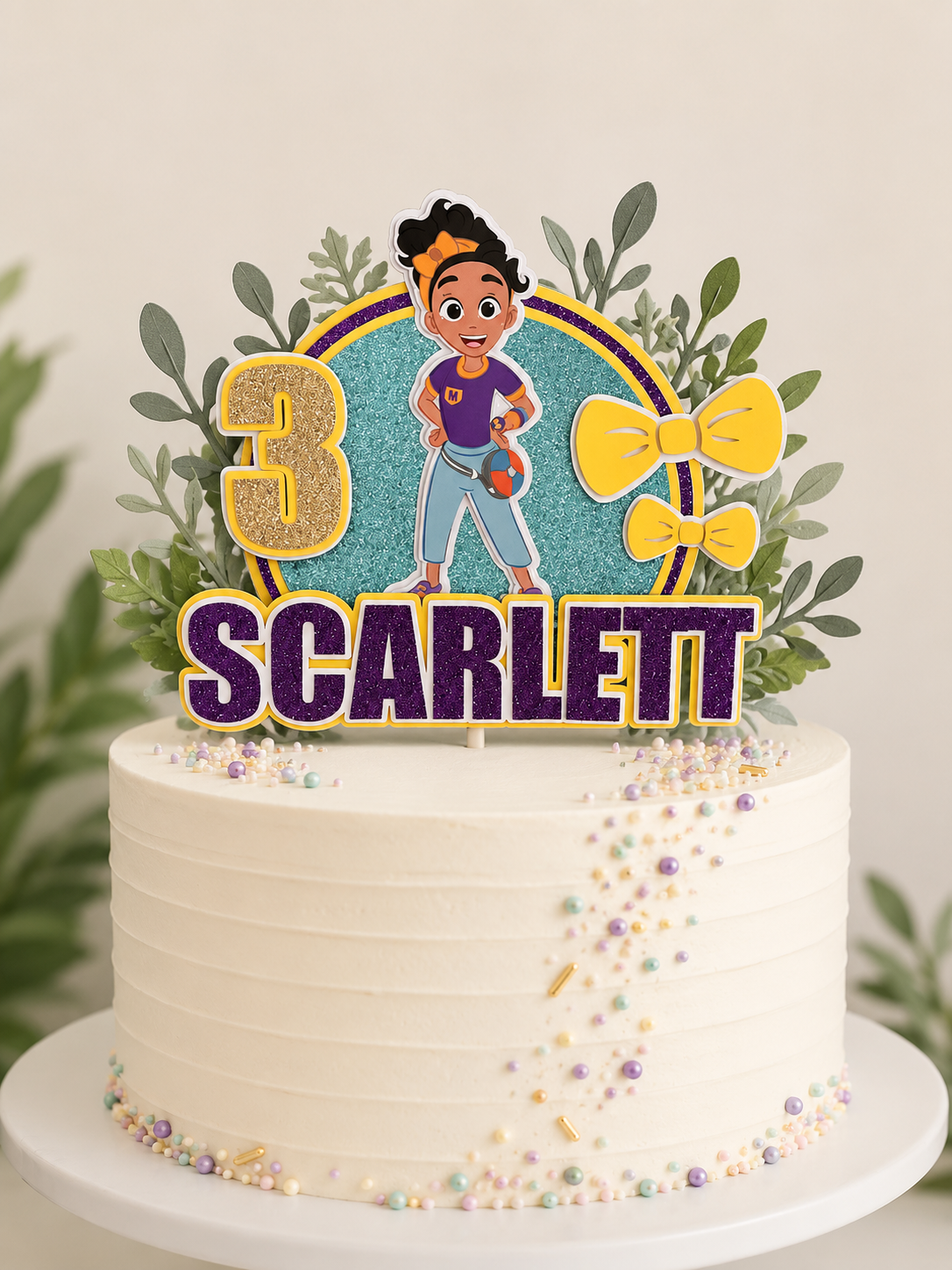 Meeka Inspired Cake Topper