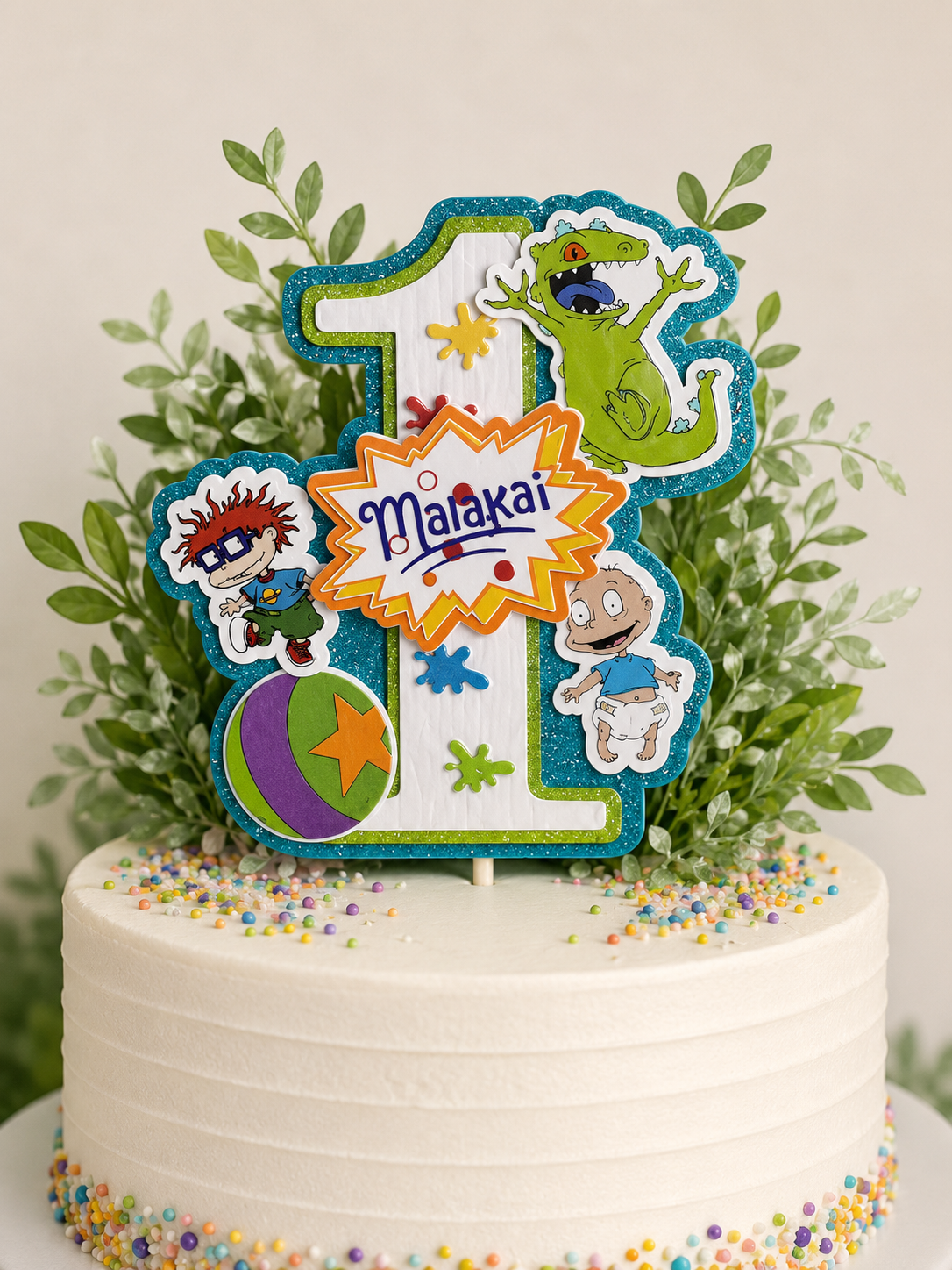 Rugrat Inspired Cake Topper
