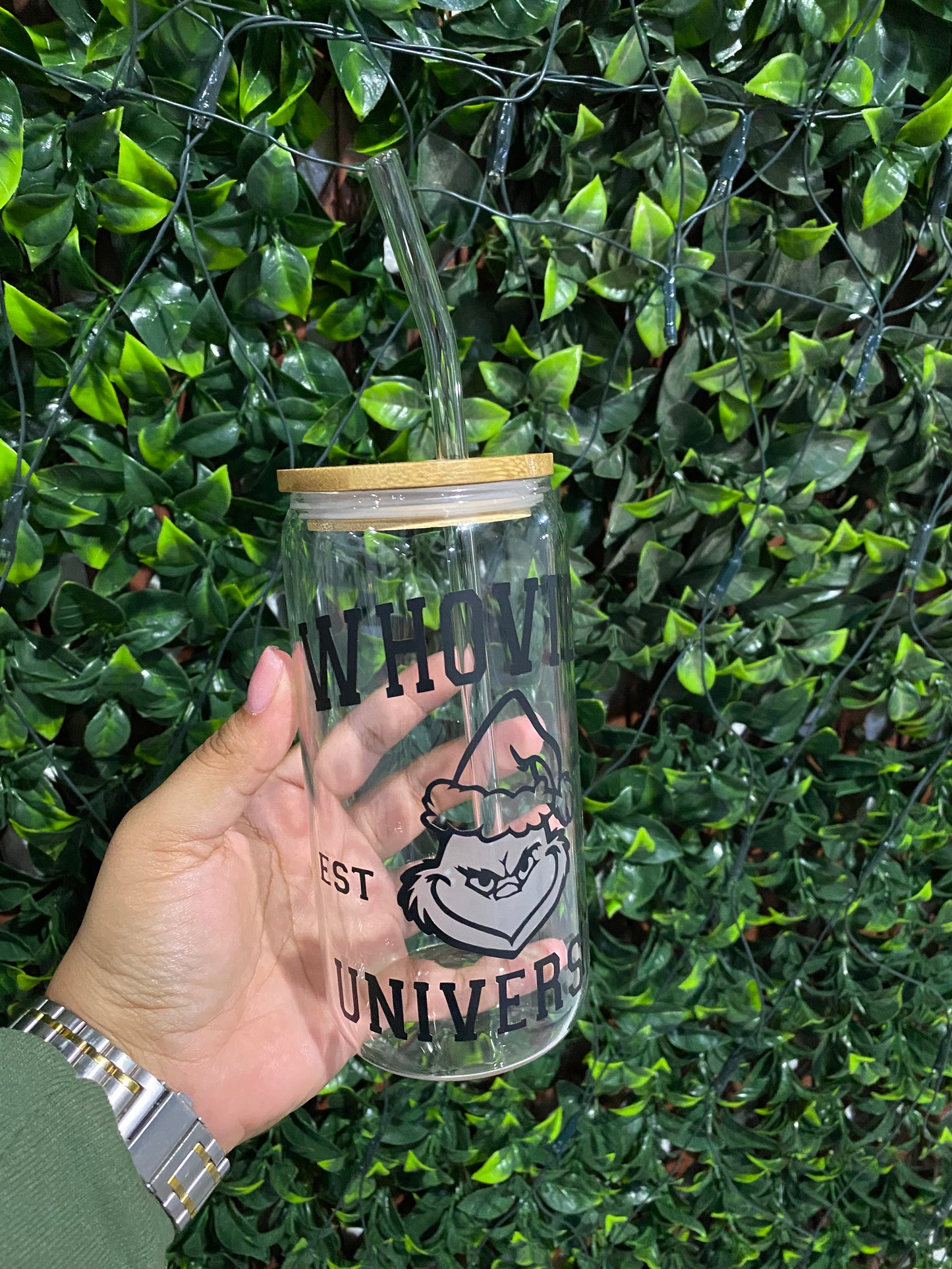 Custom Glass Can Cup