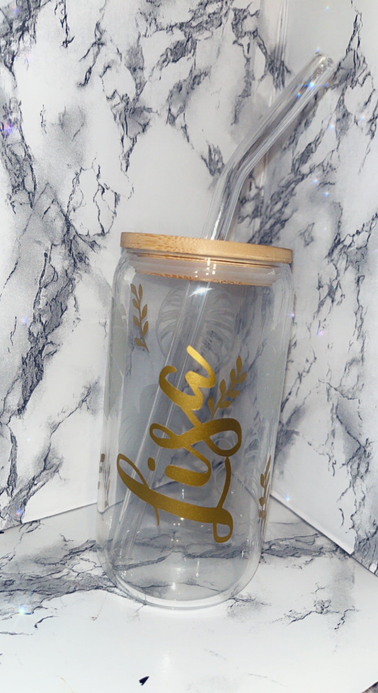 Custom Glass Can Cup