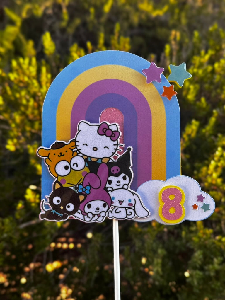 Hello Kitty Inspired Cake Topper