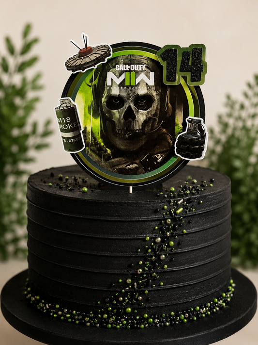 Call of Duty Inspired Cake Topper